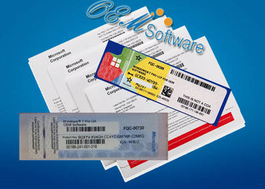 Pacchetto professionale francese dell'OEM di Windows 7 con l'autoadesivo e la licenza del Coa