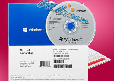 Pacchetto originale di Windows 7 Home Premium, scatola del COA di chiave del prodotto dell'OEM di Windows 7