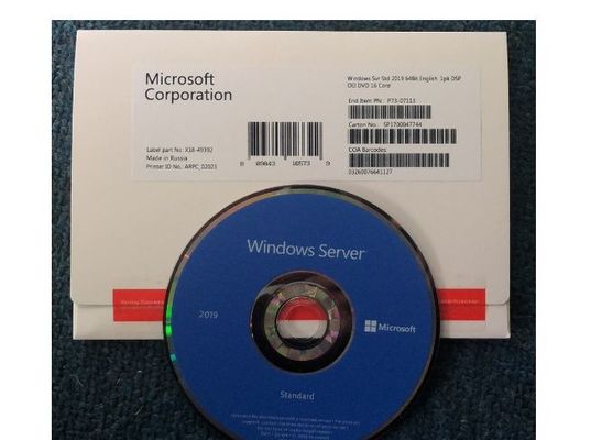 Il pacchetto 2016 dell'OEM di Std del server di vittoria ha sigillato la chiave di norma di Windows Server 2016 della scatola di DVD