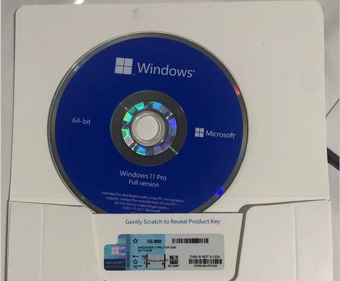 Scatola sigillata del pacchetto dell'OEM di chiave di attivazione di Windows 11 pro con la versione completa chiave