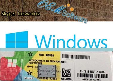 L'autoadesivo genuino del Coa di 100% Windows 10, vince 10 l'etichetta domestica di chiave X20 del prodotto