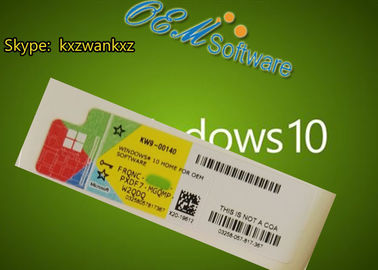 La chiave online di vendita al dettaglio dell'autoadesivo del Coa di Windows 10 di attivazione si applica al computer portatile del PC