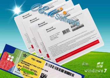 COA di DVD della scatola di Windows 7 di attivazione globale del pacchetto completo pro dentro