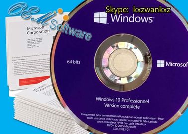 Lingua inglese del pacchetto di Windows 10 di attivazione della casa dell'OEM di chiave della scatola online di DVD