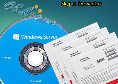 64 chiave al minuto standard del prodotto dell'OEM di DVD della scatola di Windows Server 2012 dei bit R2