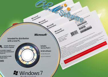 Autoadesivo chiave del Coa di vittoria 7 online professionali genuini di attivazione della scatola di Windows 7 pro