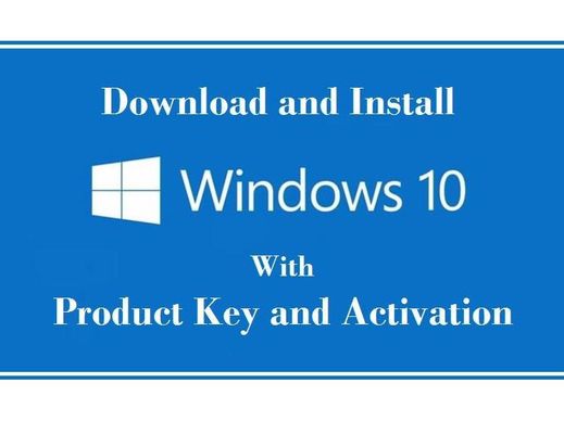 Pro autoadesivo del Coa di chiave di attivazione di Microsoft Windows 10 genuini
