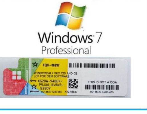 Coa genuino di Windows 7 Home Premium di chiave dell'OEM dell'autoadesivo del Coa di Windows 7