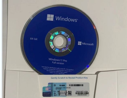 Attivazione del Coa StickerOnline di vittoria 11 originali di chiave della licenza dell'OEM di Windows 11 pro