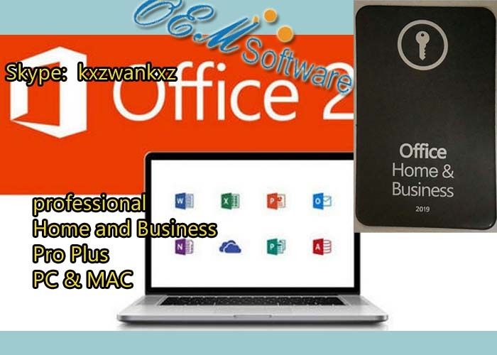 Chiave globale di originale di attivazione di chiave di affari domestici dell'ufficio 2019 H&amp;B del MACKINTOSH e del PC
